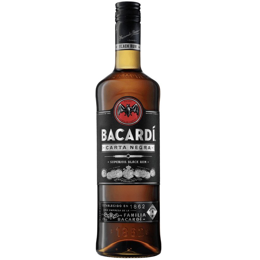 Bacardi - Carta Negra Rom - 1L