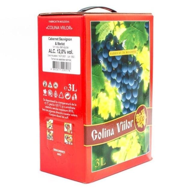Vinia Traian - Cabernet Sauvignon & Merlot Demidulce - 3L