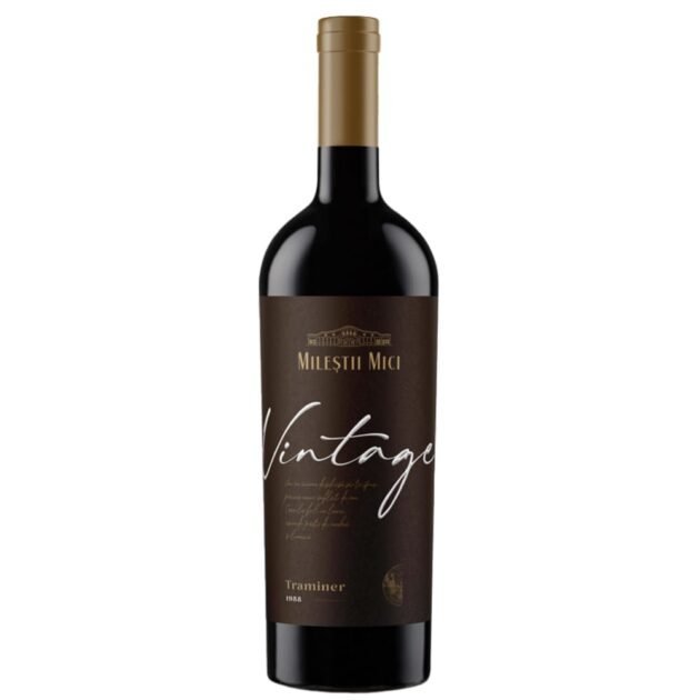 Milestii Mici - Vintage - Traminer - 0.75L