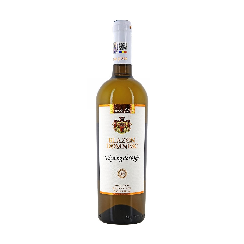 Crama Sarba - Blazon Domnesc - Riesling de Rhin - 0.75L