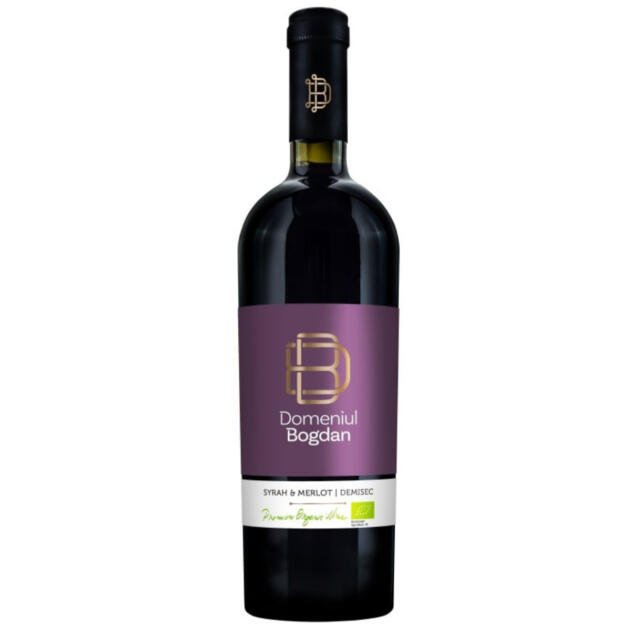Domeniul Bogdan - Premium Organic - Syrah & Merlot- 0.75L