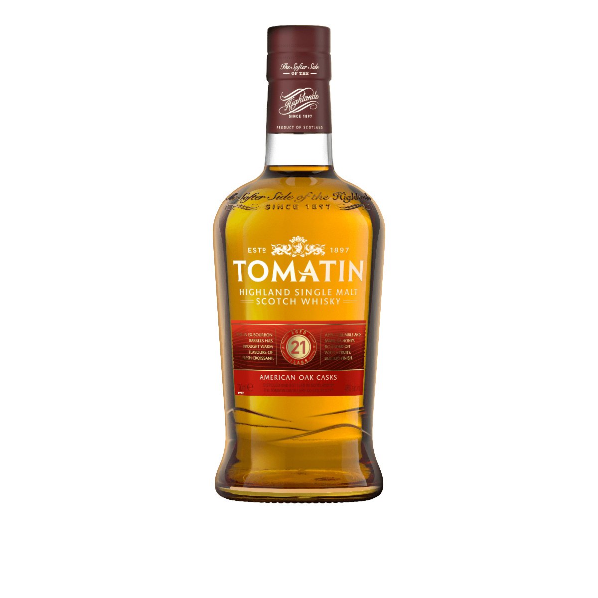 Tomatin - 21 Year old Single Malt Scotch Whisky - 0.7L