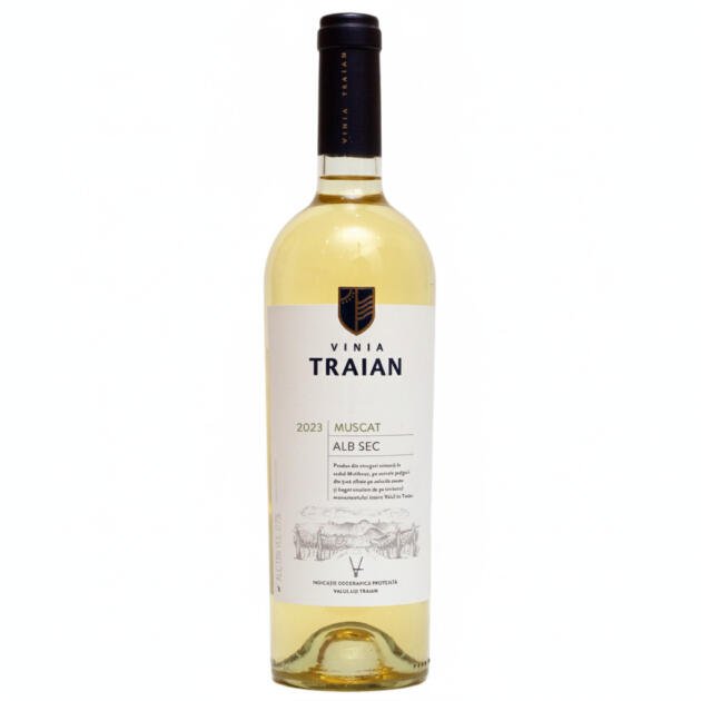 Vinia Traian - Muscat -  Alb - 0.75l